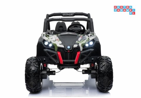 Jeep Lakierowany Auto na akumulator Ekoskóra Pilot EVA LED MP3