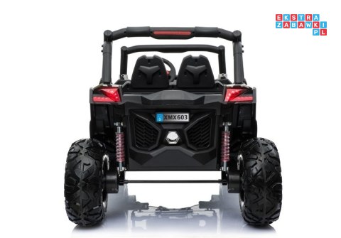 Jeep Lakierowany Auto na akumulator Ekoskóra Pilot EVA LED MP3