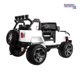 Jeep Monster 4x4 Auto na akumulator pilot regulacja siedzenia MP3 LED EVA