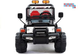 [2549] Jeep Raptor S618 na akumulator 2x45W 12V/7Ah pilot klakson EVA LED - czarny