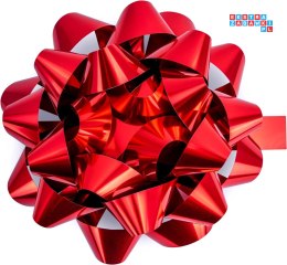 Kokarda prezentowa do autka na akumulator, czerwona, 20cm