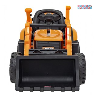 Koparka JCB z łyżką na akumulator - żółty, 2x35W, klakson, pilot [BDM0960C]