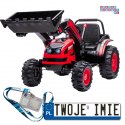 Koparka Traktor 2x35W Pojazd na Akumulator Dla Dzieci Bluetooth ekoskóra