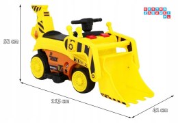 Koparka Traktor z Ruchomą łyżką na akumulator dla dzieci Audio LED