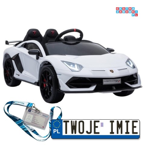 Lamborghini Aventador EVA LED z Pilotem Auto na Akumulator dla dzieci
