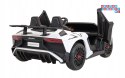 [A8803] Lamborghini Aventador SV na akumulator 2x200W 24V/10Ah Pilot EVA audio LED - biały