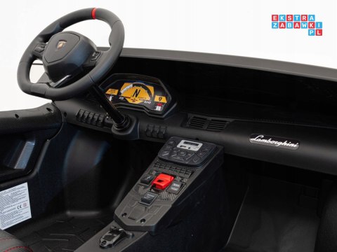 [A8803] Lamborghini Aventador SV na akumulator 2x200W 24V/10Ah Pilot EVA audio LED - biały