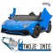 [A8803] Lamborghini Aventador SV na akumulator 2x200W 24V/10Ah Pilot EVA audio LED - niebieski