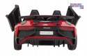 [A8803] Lamborghini Aventador SV na akumulator 2x200W 24V/10Ah Pilot EVA audio LED - czerwony