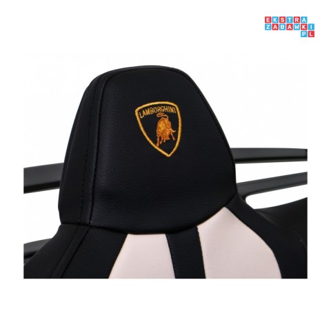 [SX2028] Lamborghini SVJ DRIFT 24V/7Ah z funkcją drift LED, koła EVA, pilot - czarny