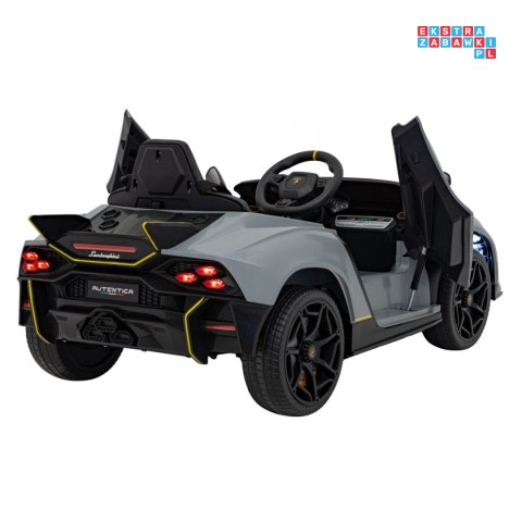 Lamborghini Invencible Pojazd Na Akumulator Ekoskóra Koła EVA Wejście USB MP3 Bluetooth