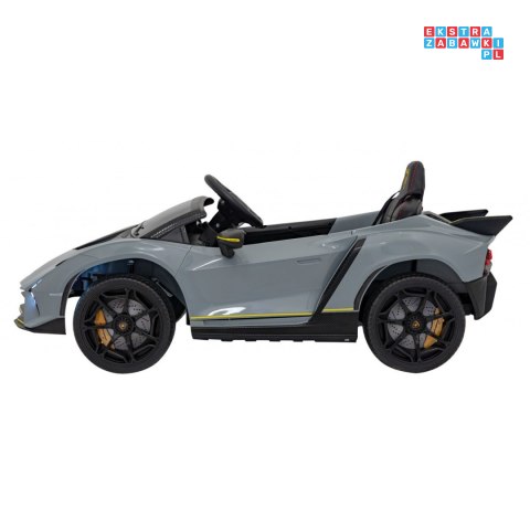 Lamborghini Invencible Pojazd Na Akumulator Ekoskóra Koła EVA Wejście USB MP3 Bluetooth