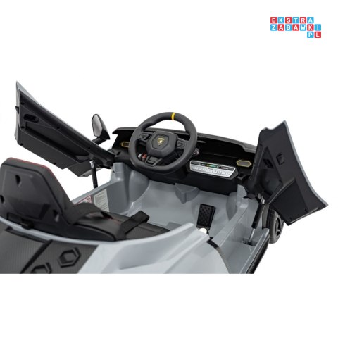 Lamborghini Invencible Pojazd Na Akumulator Ekoskóra Koła EVA Wejście USB MP3 Bluetooth