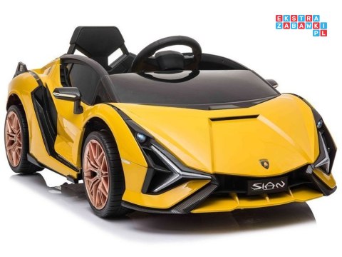 Lamborghini sian Auto na akumulator ekoskóra koła EVA wejście MP3 USB