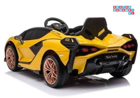 Lamborghini sian Auto na akumulator ekoskóra koła EVA wejście MP3 USB