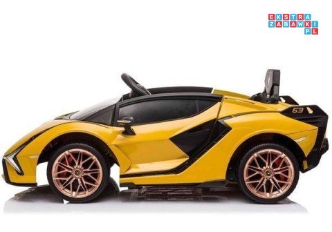 Lamborghini sian Auto na akumulator ekoskóra koła EVA wejście MP3 USB