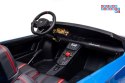 [13430] Lamborghini XXL A8803 na akumulator 200W 24V/14Ah ekoskóra koła pompowane MP3 - niebieski