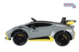 [15526] Lamborghini STO DRIFT na akumulator 2x45W 24V/4.5Ah z Pilotem EVA LED - szary