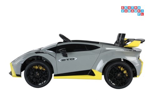 [15526] Lamborghini STO DRIFT na akumulator 2x45W 24V/4.5Ah z Pilotem EVA LED - szary