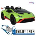 [15525] Lamborghini STO DRIFT na akumulator 2x45W 24V/4.5Ah z Pilotem EVA LED - zielony