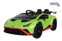 [15525] Lamborghini STO DRIFT na akumulator 2x45W 24V/4.5Ah z Pilotem EVA LED - zielony