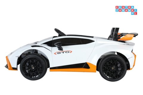 [15523] Lamborghini STO DRIFT na akumulator 2x45W 24V/4.5Ah z Pilotem EVA LED - biały