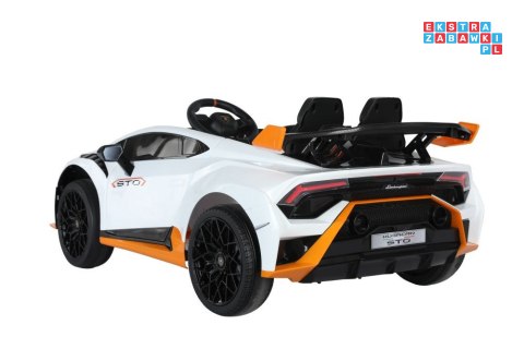 [15523] Lamborghini STO DRIFT na akumulator 2x45W 24V/4.5Ah z Pilotem EVA LED - biały