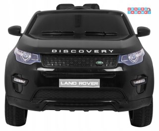 Czarny Land Rover Discovery na akumulator - 2x35W, 12V/7Ah, pilot, regulacja siedzenia, EVA, MP3, LED - [HL2388]