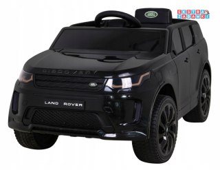 Czarny Land Rover Discovery Sport na akumulator - z Pilotem, Wolny Start, Funkcja Kołyski, MP3, LED