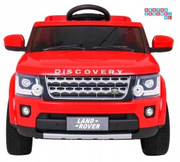 [BDM0927] Land Rover Discovery na akumulator 2x25 12V/7Ah EVA Wolny start Radio MP3 pilot - czerwony