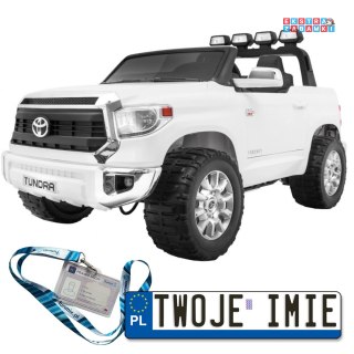 Białe Lexus LX570 na akumulator - Pilot, Koła EVA, Radio MP3, LED