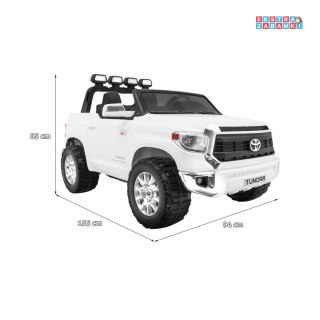 Białe Lexus LX570 na akumulator - Pilot, Koła EVA, Radio MP3, LED