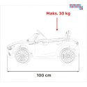 Maserati Ghibli 2x35W Auto na akumulator dla dzieci ekoskóra EVA LED