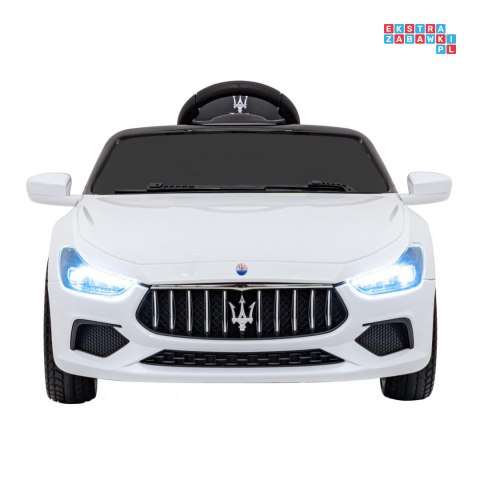 Maserati Ghibli 2x35W Auto na akumulator dla dzieci ekoskóra EVA LED