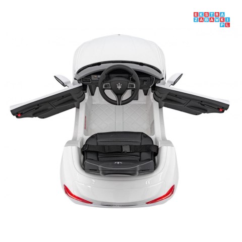 Maserati Ghibli 2x35W Auto na akumulator dla dzieci ekoskóra EVA LED