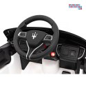 Maserati Ghibli 2x35W Auto na akumulator dla dzieci ekoskóra EVA LED