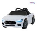 Maserati Ghibli 2x35W Auto na akumulator dla dzieci ekoskóra EVA LED