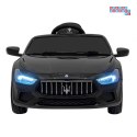 Maserati Ghibli 2x35W Auto na akumulator dla dzieci ekoskóra EVA LED