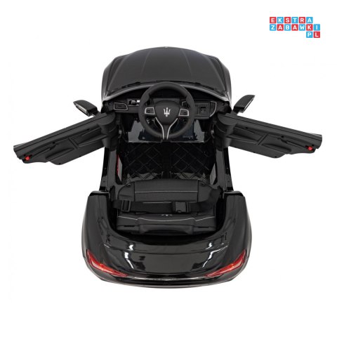 Maserati Ghibli 2x35W Auto na akumulator dla dzieci ekoskóra EVA LED