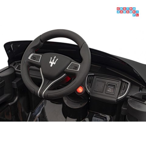Maserati Ghibli 2x35W Auto na akumulator dla dzieci ekoskóra EVA LED