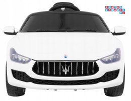 [SL631] Maserati Ghibli na akumulator 2x45W 12V/7Ah z pilotem Wolny Start EVA MP3 LED - biały
