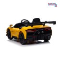 [QLS-8601] Maserati MC200 GT2 na akumulator 4x4 (20W i 35W) 12V/7Ah ekoskóra EVA bluetooth wolny start - żółty