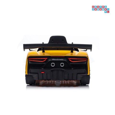 [QLS-8601] Maserati MC200 GT2 na akumulator 4x4 (20W i 35W) 12V/7Ah ekoskóra EVA bluetooth wolny start - żółty