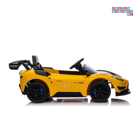 [QLS-8601] Maserati MC200 GT2 na akumulator 4x4 (20W i 35W) 12V/7Ah ekoskóra EVA bluetooth wolny start - żółty