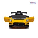 [QLS-8601] Maserati MC200 GT2 na akumulator 4x4 (20W i 35W) 12V/7Ah ekoskóra EVA bluetooth wolny start - żółty