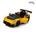 [QLS-8601] Maserati MC200 GT2 na akumulator 4x4 (20W i 35W) 12V/7Ah ekoskóra EVA bluetooth wolny start - żółty