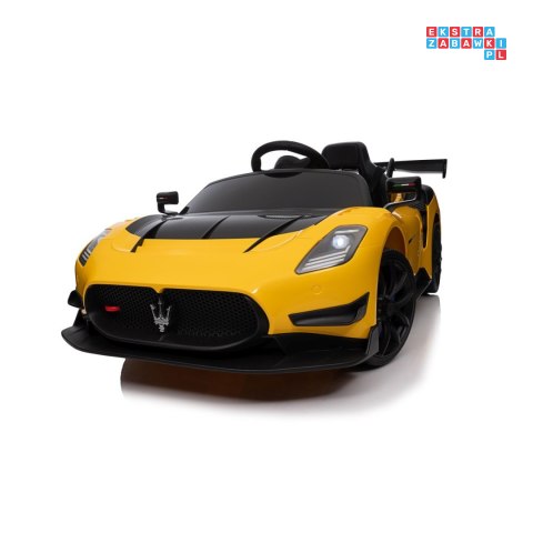 [QLS-8601] Maserati MC200 GT2 na akumulator 4x4 (20W i 35W) 12V/7Ah ekoskóra EVA bluetooth wolny start - żółty
