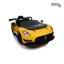 [QLS-8601] Maserati MC200 GT2 na akumulator 4x4 (20W i 35W) 12V/7Ah ekoskóra EVA bluetooth wolny start - żółty
