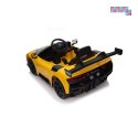 [QLS-8601] Maserati MC200 GT2 na akumulator 4x4 (20W i 35W) 12V/7Ah ekoskóra EVA bluetooth wolny start - żółty
