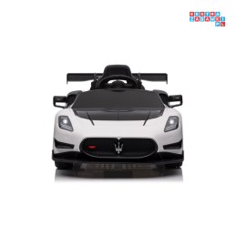 [QLS-8601] Maserati MC200 GT2 na akumulator 4x4 (20W i 35W) 12V/7Ah ekoskóra EVA bluetooth wolny start - biały